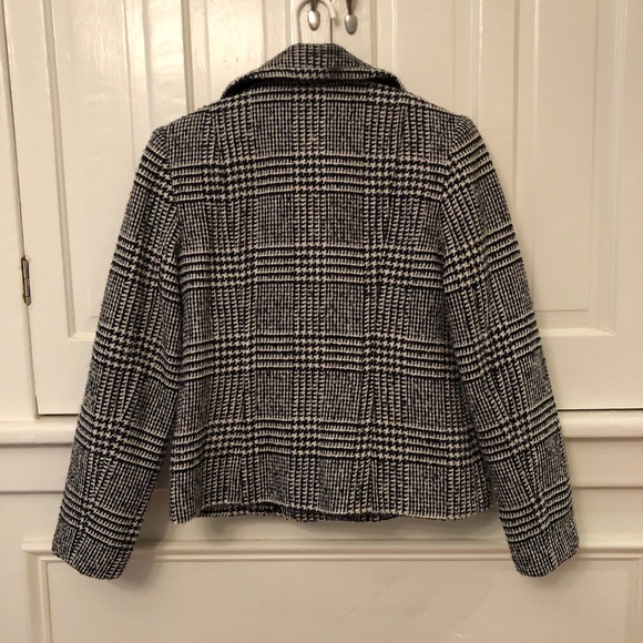 Banana Republic Houndstooth Pea Coat - Picture 4 of 7